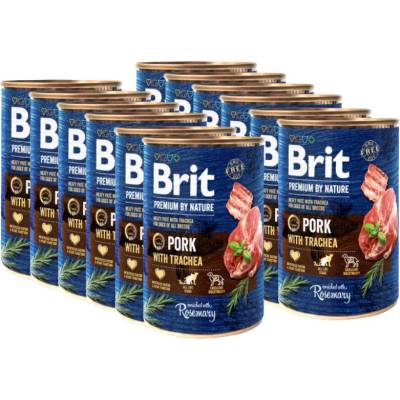 Brit premium by Nature Pork & Trachea 12 x 400 g