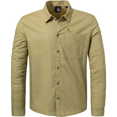Schöffel Мъжка риза с копчета Schöffel Shirt Style Chanduy Shirt - Solid Olive - размер 54 (EU) (033-2490-0215)
