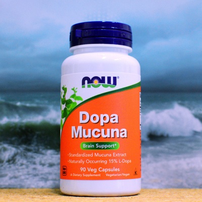 Now Foods DOPA Mucuna 90 rostlinných kapslí