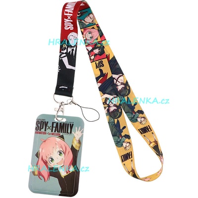 Šňůrka na krk 22469 s cedulkou Spy Family