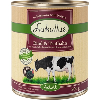 Lukullus hovězí & krůta 24 x 800 g