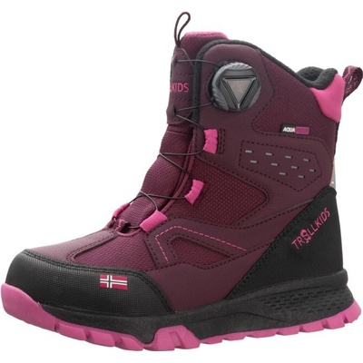 Trollkids Kirkenes Winter Boots boty redwood magenta – Hledejceny.cz