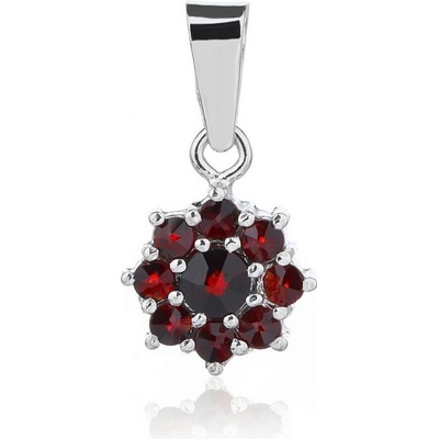 Český Granát Jan Kos jewellery stříbrný přívěsek 32106976
