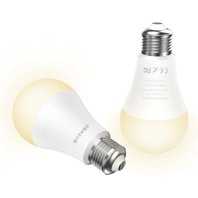 BlitzWolf Smart žiarovka BW-LT21, E27, 900lm, 10W, 2700-6500K, ovládanie aplikácií