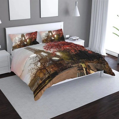 Sablio Obliečky Eiffelova veža a červený strom 140x220 70x90