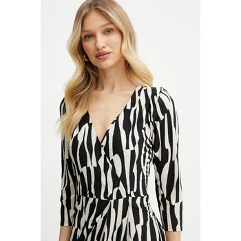 Morgan Рокля Morgan RALMA в черно къса с кройка по тялото RALMA (RALMA)