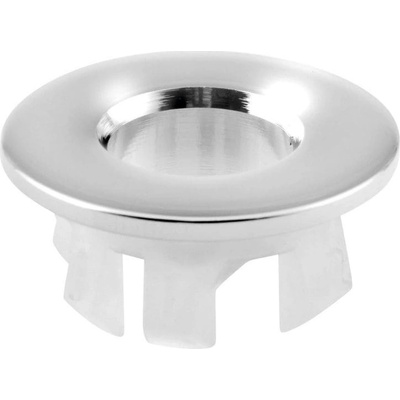 Dřevojas Krytka přepadu chrom – průměr otvoru 13 mm
