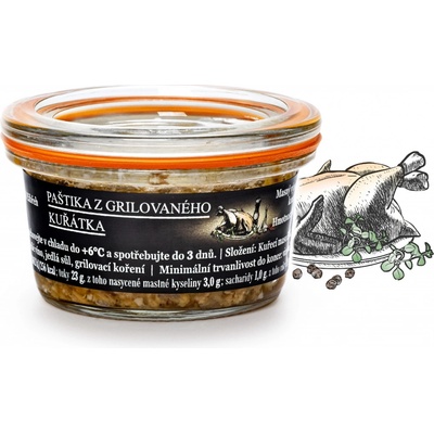 Via Delicia Paštika z grilovaného kuřátka 50 g