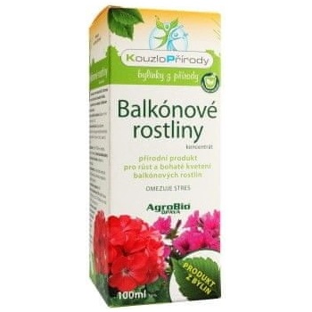 AgroBio Kouzlo Přírody Balkónové rostliny koncentrát 100 ml