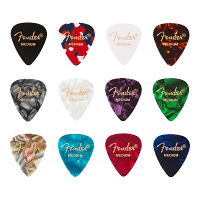 Fender 351 Shape, Celluloid Medley, Medium