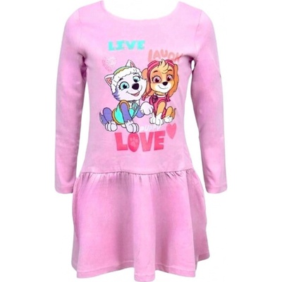Šaty Tlapková Patrola růžové – Zboží Dáma