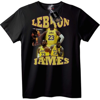 NOONEBRAND Тениска LeBron James Lakers - 5XL, Black