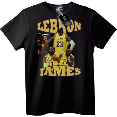 NOONEBRAND Тениска LeBron James Lakers - 5XL, Black