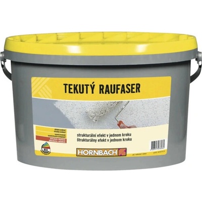 Hornbach Tekutý Raufaser s dřevitou vlákninou 5 l bílý