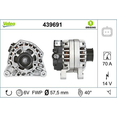 VALEO Alternátor VALEO 439691