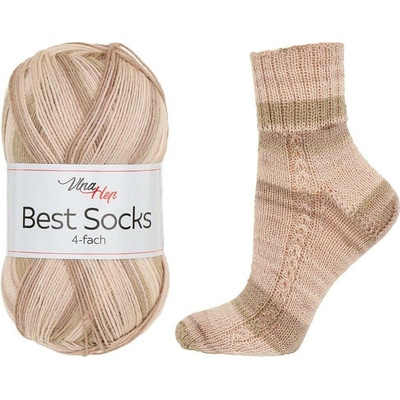 Vlna - Hep příze Best Socks 7412 cappuccino