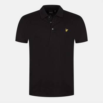 Lyle and Scott Блуза с яка Lyle and Scott Basic Short Sleeve Polo Shirt - Jet Black Z865