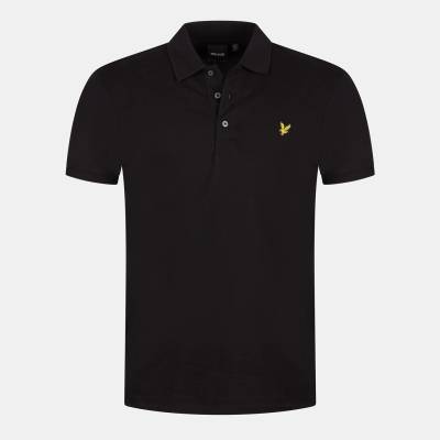 Lyle and Scott Блуза с яка Lyle and Scott Basic Short Sleeve Polo Shirt - Jet Black Z865
