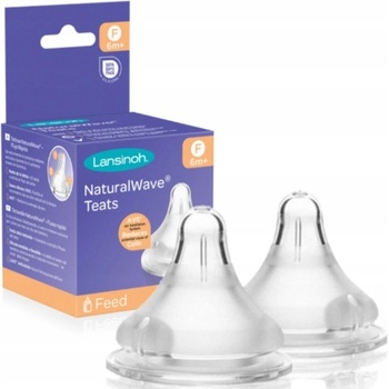 Lansinoh savička NaturalWave rychlý průtok 2 ks transparentní