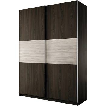 IRIM Гардероб с плъзгащи врати двукрилен Сити 1034 венге / астра