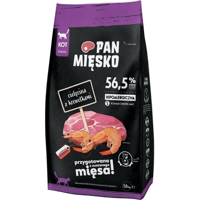 PAN MIĘSKO Teľacie mäso s krevetami 1,6 kg