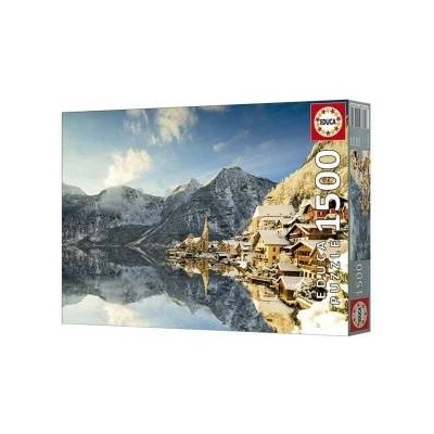 Educa Пъзел Educa Winter in Hallstatt, Austria 1500 Части