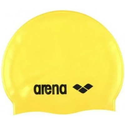 Arena плувна шапка arena classic silicone cap жълт