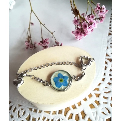 Meganflo Гривна с незабравка - стомана