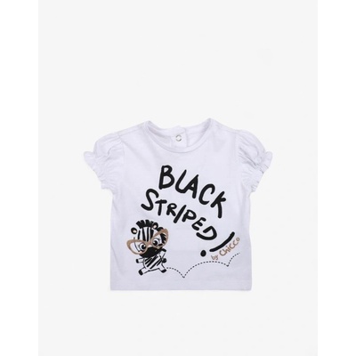 Chicco Girls Knitted Tee White Printed