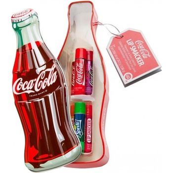 Lip Smacker Coca-Cola Lip Balm balzám na rty 6 x 4 g + plechová krabička dárková sada