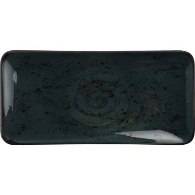 Fine Dine Arando obdélníkový talíř – 300 x 150 mm – černý