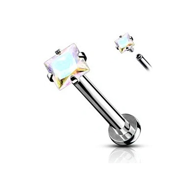 Šperky4U piercing do brady labreta cartilge LB1093AB-1208