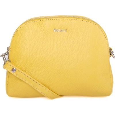 Segali dámska kožená crossbody kabelka 12 yellow