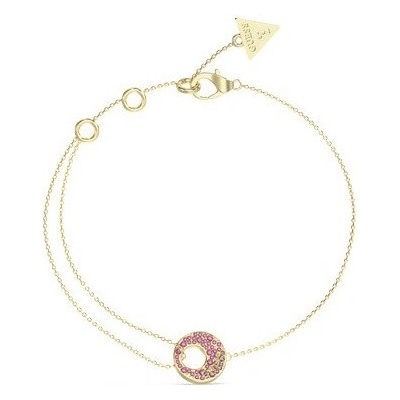 Guess štýlový pozlátený náramok Blooming Summer JUBB05227JWYGPK 18,5 cm