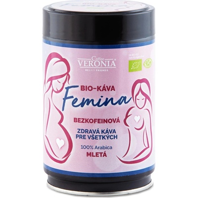 VERONIA FEMINA BEZKOFEINOVA BIO MLETA 250 g