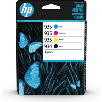 HP 934 originální inkoustová kazeta černá, azurová, purpurová, žlutá 6ZC72AE