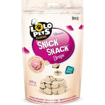 Lolo Pets Classic Dropsy s príchuťou šunky s vitamínmi 200 g