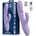INTOYOU Annia G-Spot Wiggling Rabbit Vibrator 3 Motors Purple