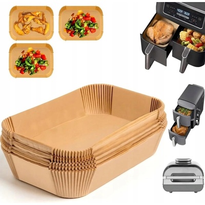 Papír na pečení FORMIČKY DO AIR FRYER SADA 120 KS VLOŽKY PODNOSY