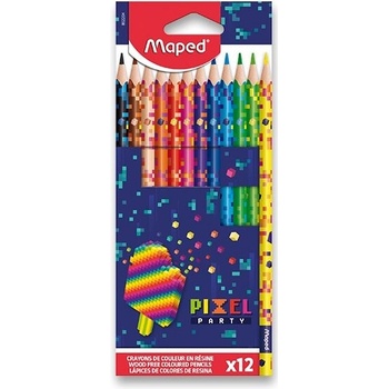 Maped Pastelky Pixel Party 862204 12 ks