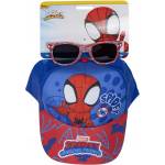 Cerda Детски комплект Cerda - Spiderman, Spidey, шапка и слънчеви очила, 51 cm (2200010093) - baby