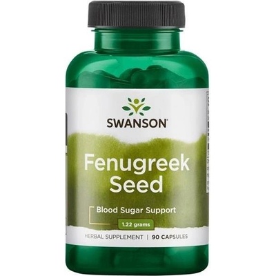 Swanson Pískavice Řecké Seno Fenugreek 610 mg 90 kapsúl