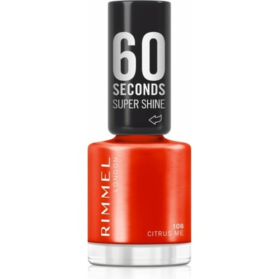 Rimmel 60 Seconds Super Shine lak na nechty odtieň 106 Citrus Me 8 ml