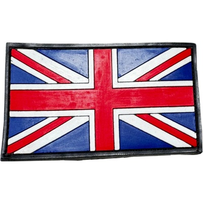 Plastové 3D patche 3D gumová nášivka VEĽKÁ BRITÁNIA - Farebná
