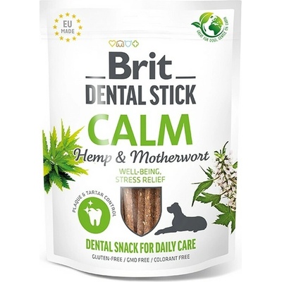 Brit Dental stick calm with hemp & motherwort 7ks 251 g