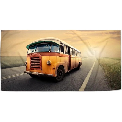 Sablio Ručník s potiskem Autobus veterán 30 x 50 cm