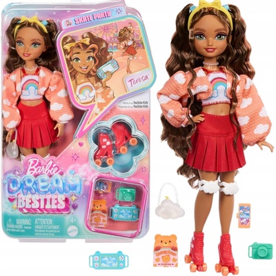 Barbie Dream Besties Terézia na kolieskových korčuliach Bábika