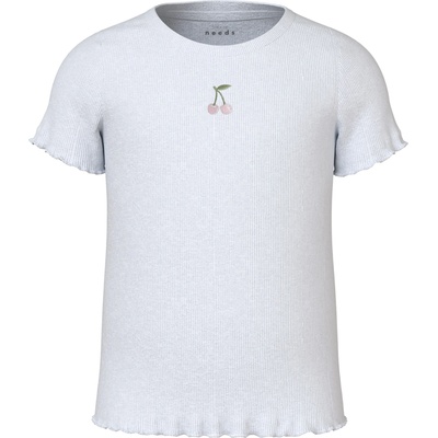 NAME IT Тениска 'vivemma' бяло, размер 110