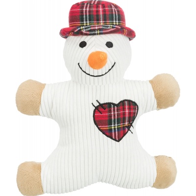 Vianočná Hračka pes Snehuliak so zvukom 29 cm Trixie