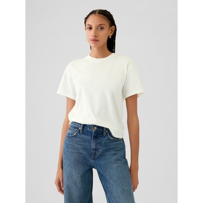 GAP Памучна тениска GAP GAP | Byal | ЖЕНИ | XS